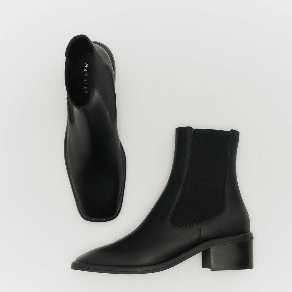MAGUIRE MORELLA BOOT - BLACK Leather Chelsea Boots - 37 EU